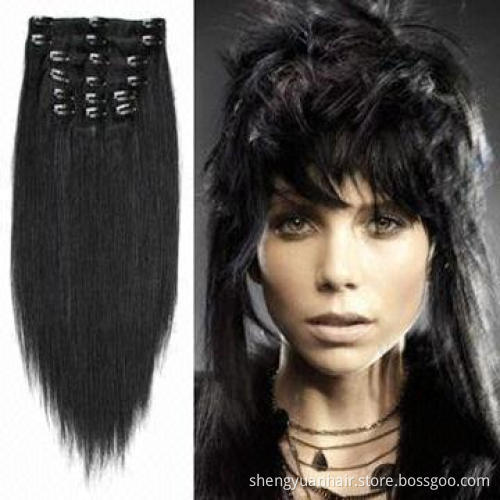 Top Quality Grade AAAAA Remy Human Hair Clip-in Hair Extension
